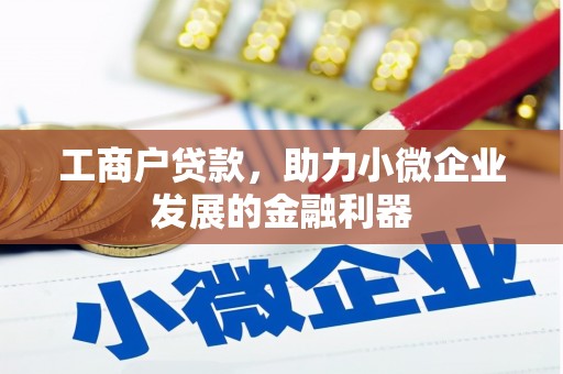 合山工商户贷款，助力小微企业发展的金融利器