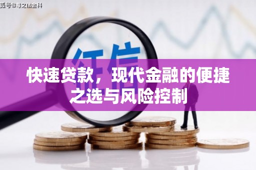 合山快速贷款，现代金融的便捷之选与风险控制