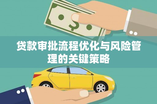 合山贷款审批流程优化与风险管理的关键策略