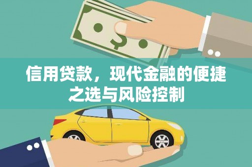 合山信用贷款，现代金融的便捷之选与风险控制