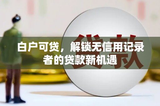 合山白户可贷，解锁无信用记录者的贷款新机遇