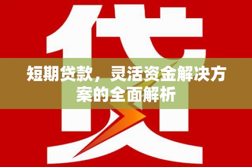 合山短期贷款，灵活资金解决方案的全面解析