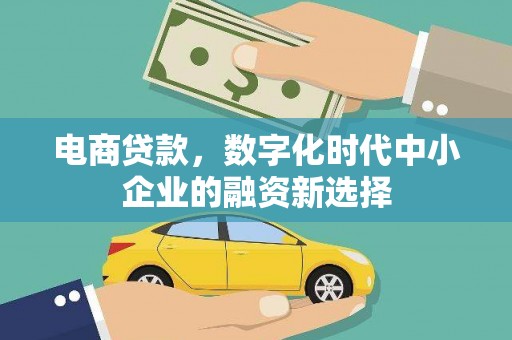 合山电商贷款，数字化时代中小企业的融资新选择
