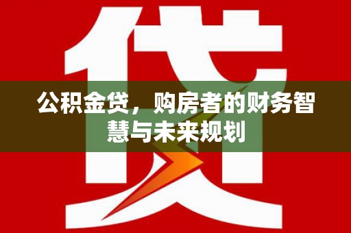 合山公积金贷，购房者的财务智慧与未来规划