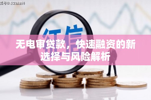 合山无电审贷款，快速融资的新选择与风险解析