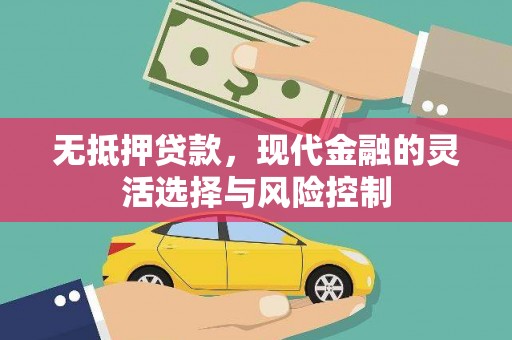 合山无抵押贷款，现代金融的灵活选择与风险控制