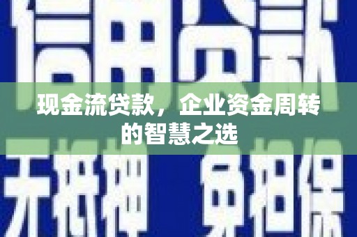 合山现金流贷款，企业资金周转的智慧之选