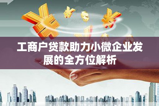 合山工商户贷款助力小微企业发展的全方位解析