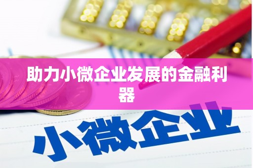 合山助力小微企业发展的金融利器