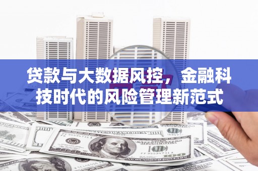 合山贷款与大数据风控，金融科技时代的风险管理新范式