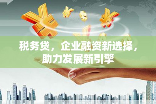 合山税务贷，企业融资新选择，助力发展新引擎