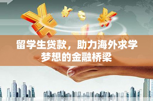 合山留学生贷款，助力海外求学梦想的金融桥梁