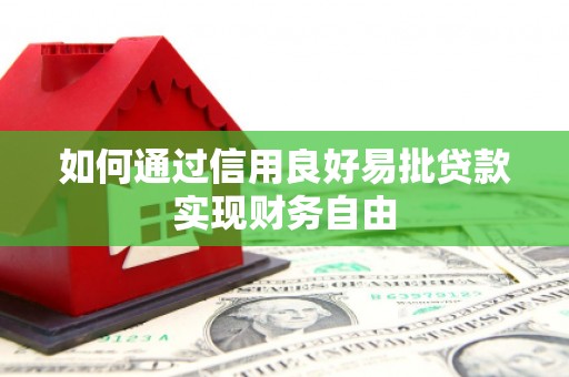 合山如何通过信用良好易批贷款实现财务自由