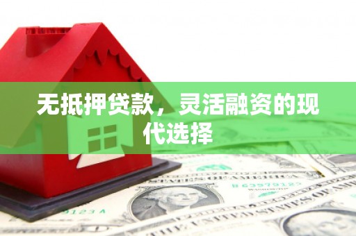合山无抵押贷款，灵活融资的现代选择