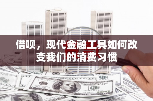 合山借呗，现代金融工具如何改变我们的消费习惯