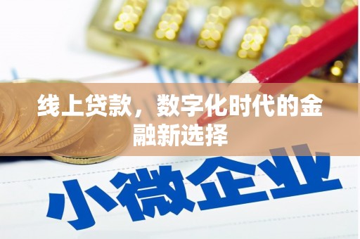 合山线上贷款，数字化时代的金融新选择