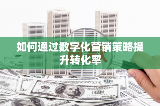 合山如何通过数字化营销策略提升转化率