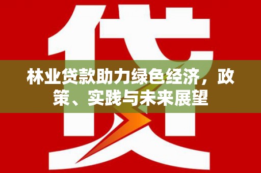 合山林业贷款助力绿色经济，政策、实践与未来展望