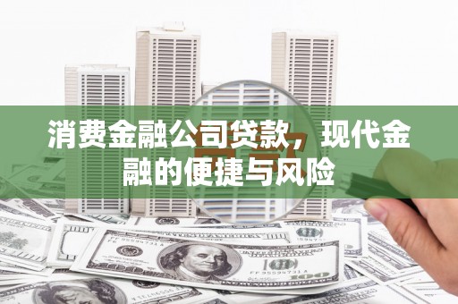 合山消费金融公司贷款，现代金融的便捷与风险