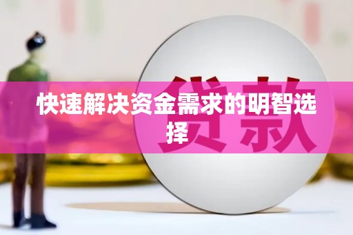 合山快速解决资金需求的明智选择