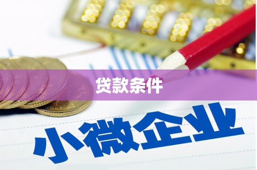 合山贷款条件