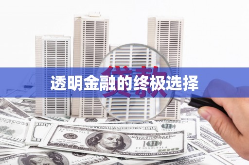 合山透明金融的终极选择